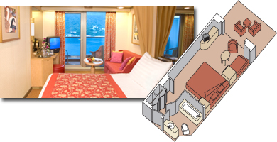 Deluxe Verandah Outside Stateroom